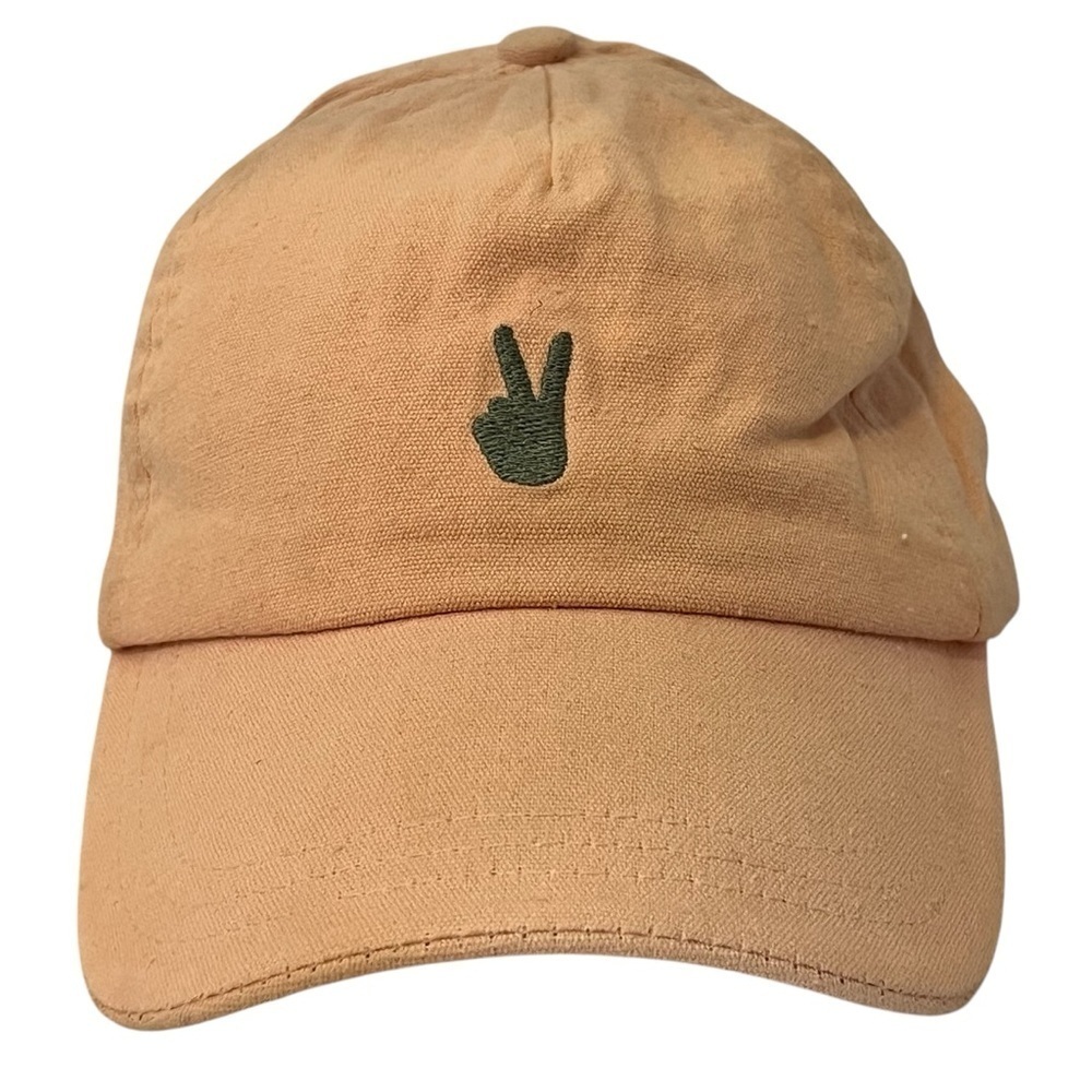 RIP CURL Adjustable Peach "Peace Sign" Ball Cap